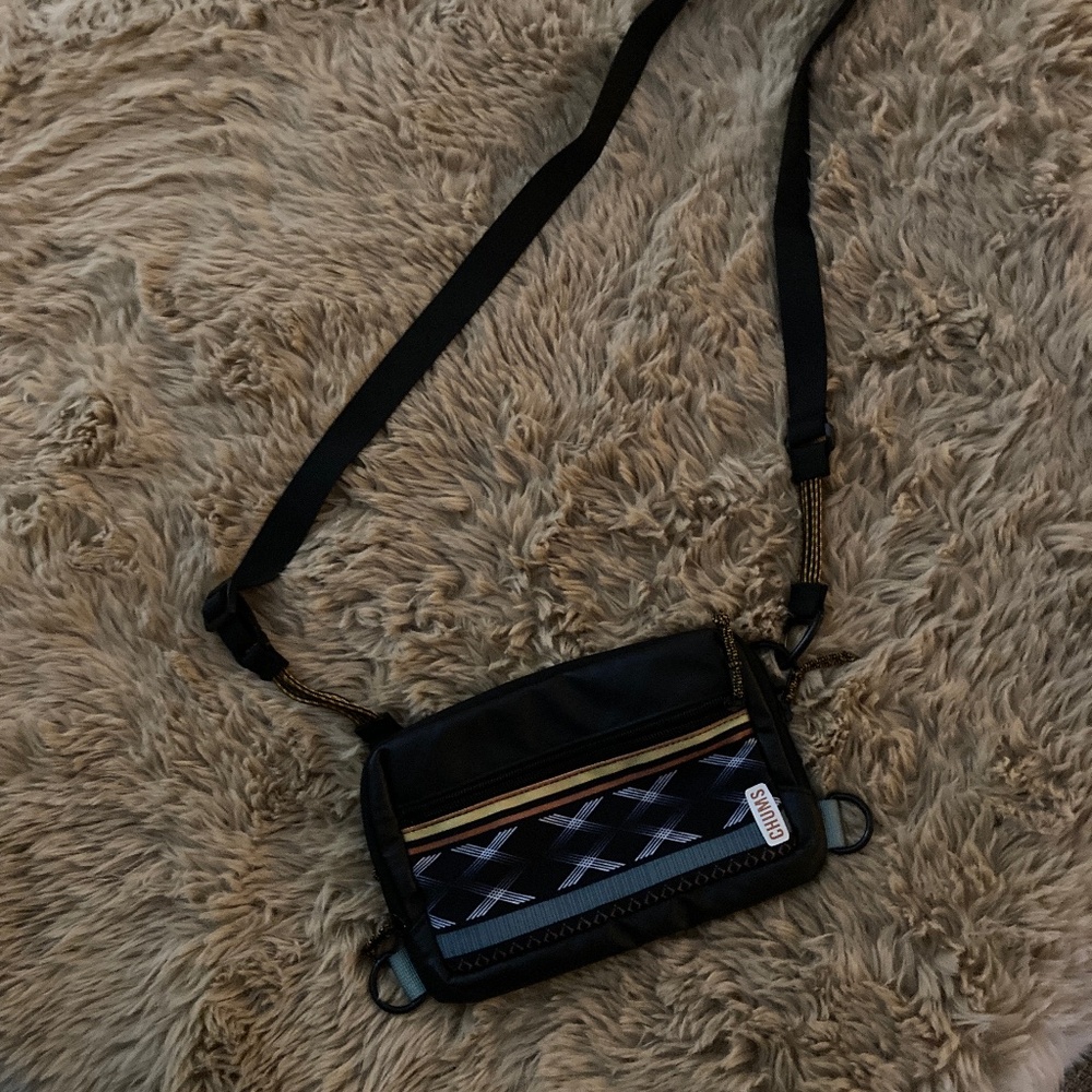 Chums crossbody bag, hiking or travel gear